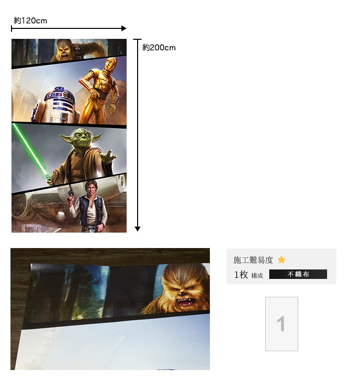 ドイツ製壁紙【VD-026】Star Wars Moments Rebels 