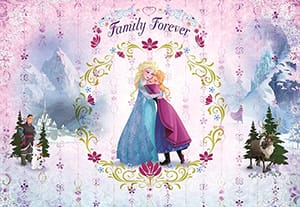 ドイツ製壁紙【8-479】Frozen Family Forever 