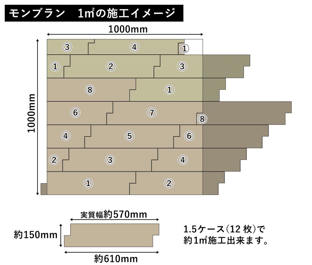 ウッドウォールパネルの貼り方